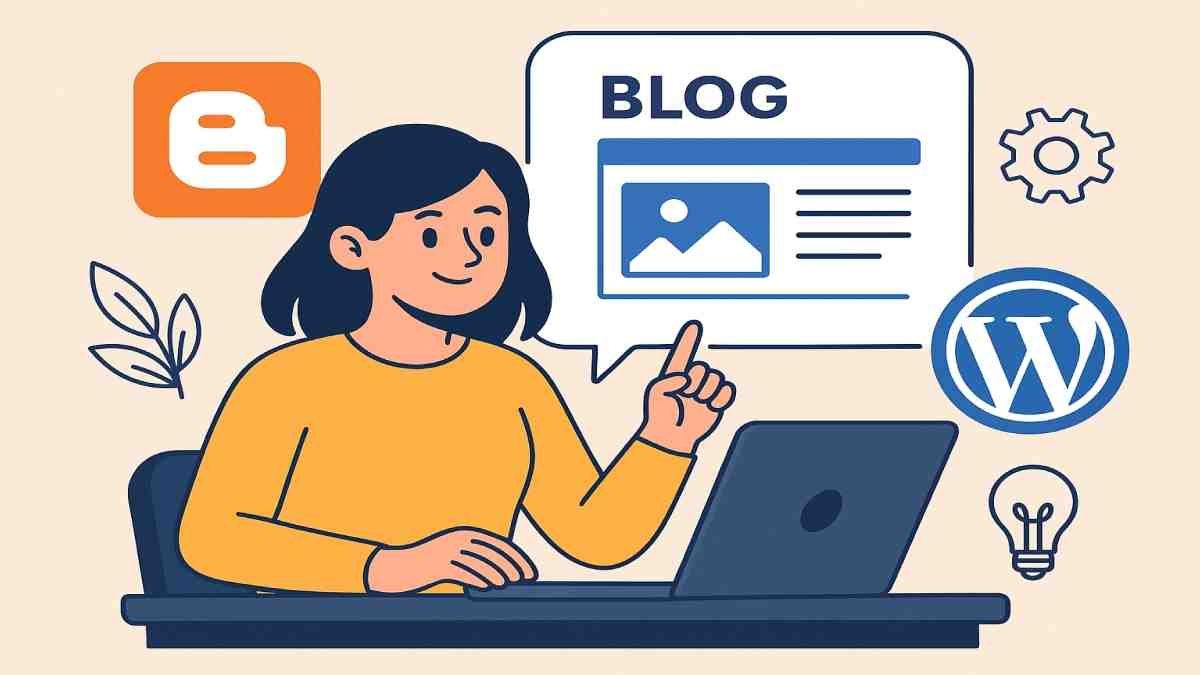 Cara Memiliki Blog Dengan Blogger atau Wordpress